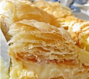 Торт «Наполеон» с апельсиновым кремом, рецепт